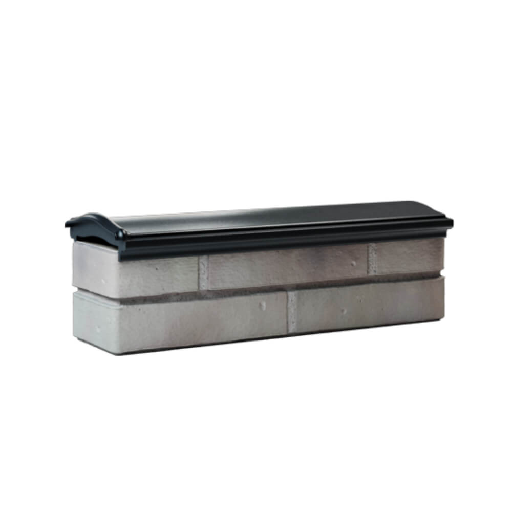 Парапет Zking Монблан Черный посадка на 0.5 кирпича (130мм) Гатчина фото