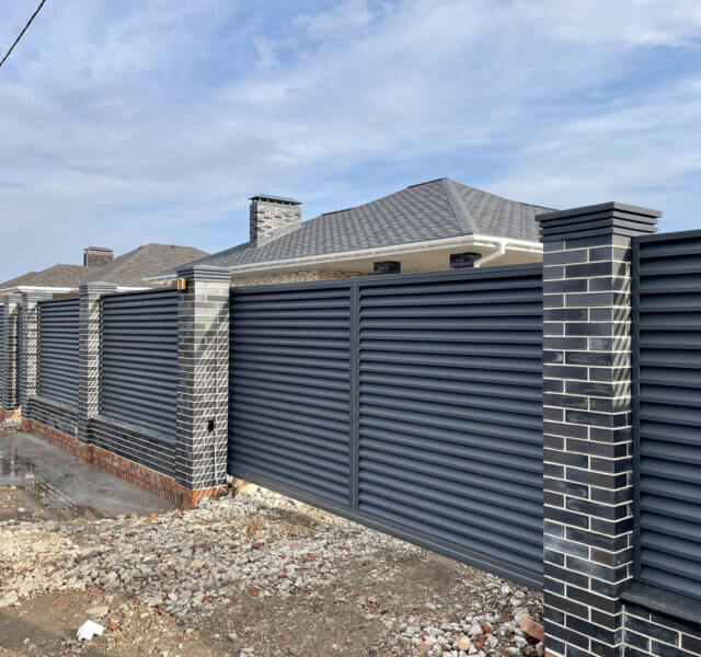 Колпак Zking Бона ХайТек Серый на столб 1.5х1.5 кирпича (385х385мм) в Гатчине фото