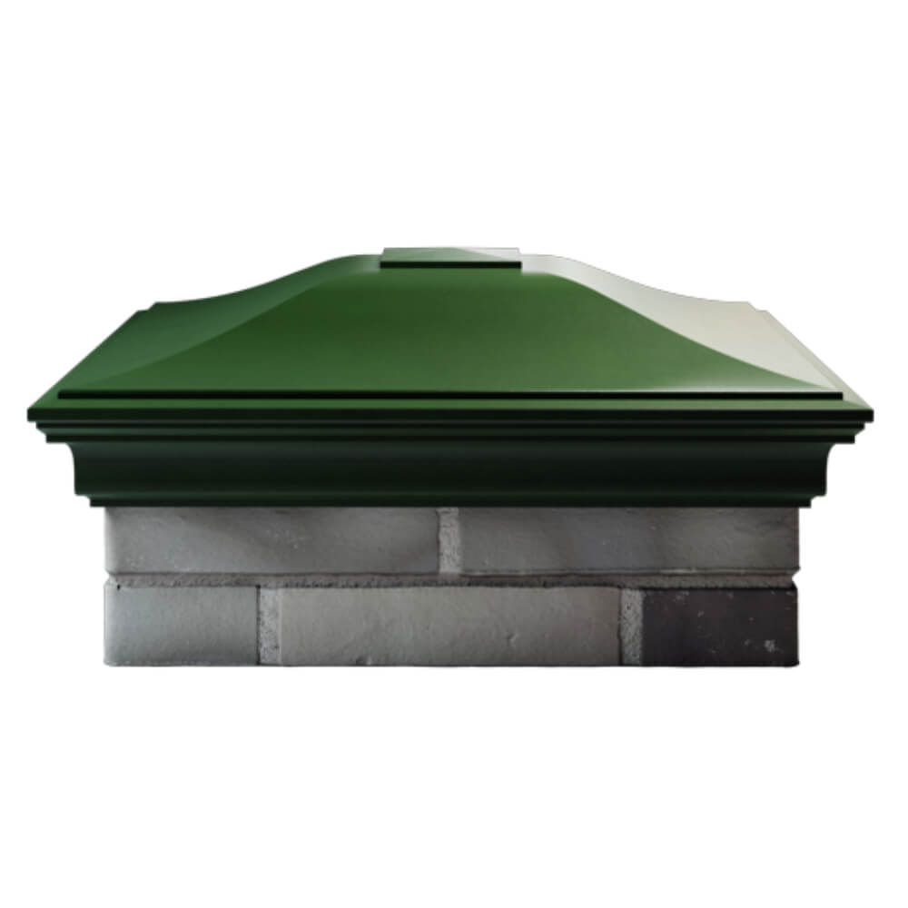 Колпак Zking Монблан Зеленый на столб 2х2 кирпича (515х515мм) в Гатчине фото
