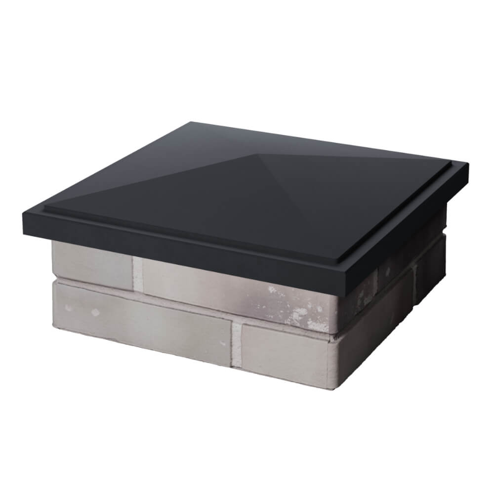 Колпак Zking БонаМоно Серый на столб 1.5х1.5 кирпича (385х385, 400х400мм) в Гатчине фото