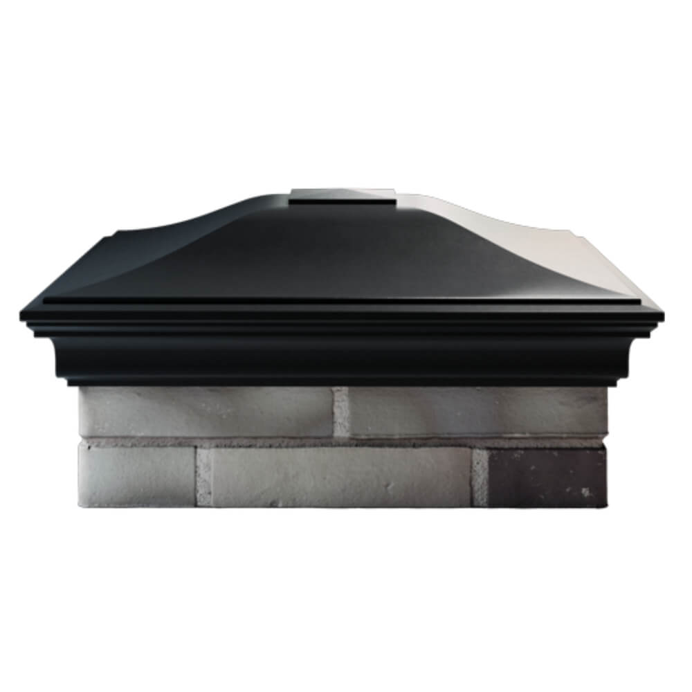 Колпак Zking Монблан Черный на столб 2х2 кирпича (515х515мм) в Гатчине фото