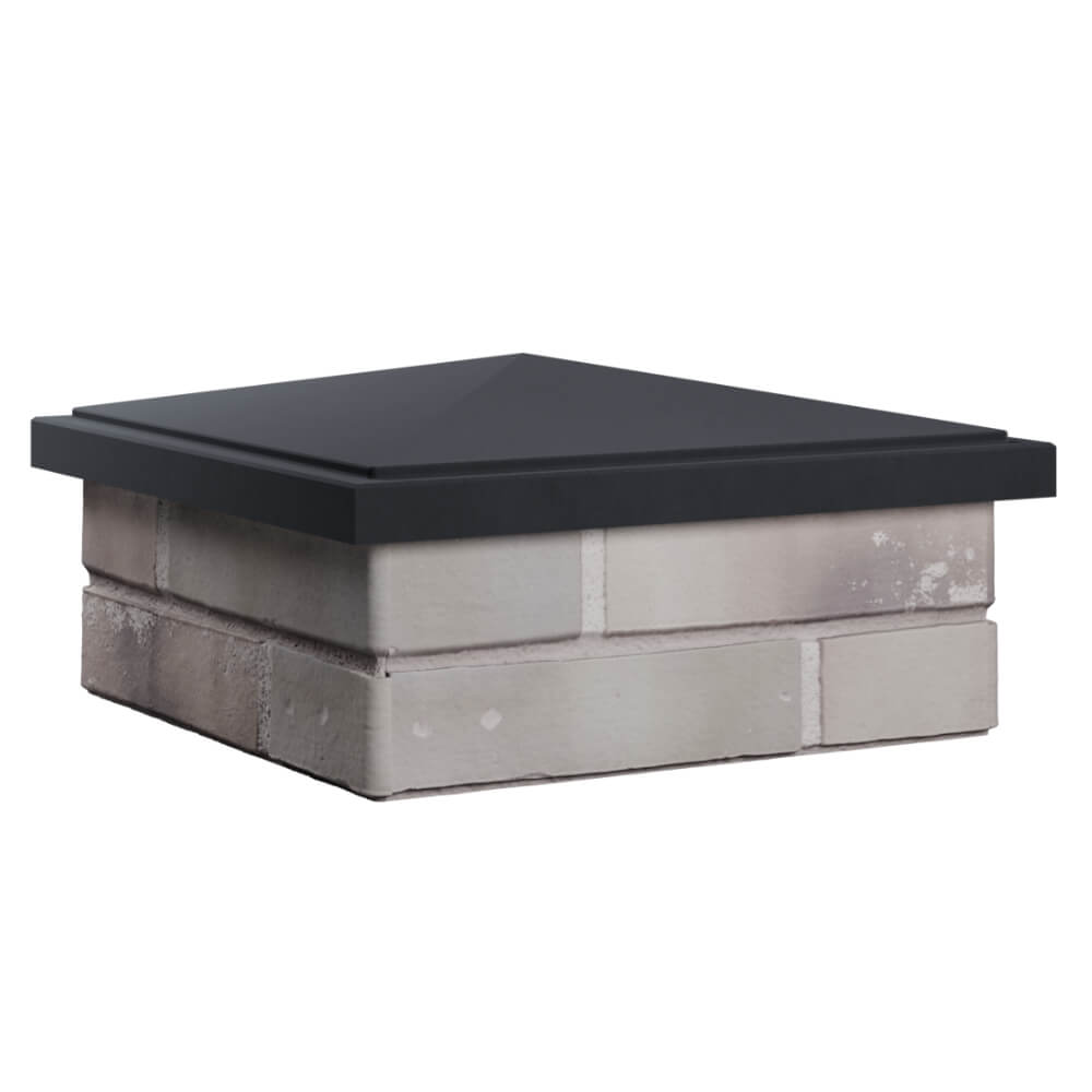 Колпак Zking БонаМоно Серый на столб 1.5х1.5 кирпича (385х385, 400х400мм) в Гатчине фото