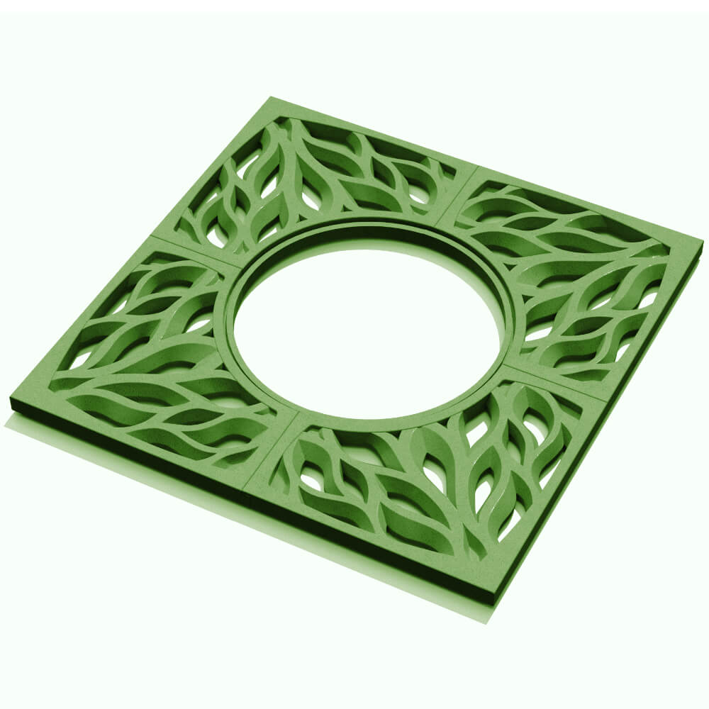 Приствольная решетка для дерева ZKING CRUST 1.2х1.2м Зеленая в Гатчине фото