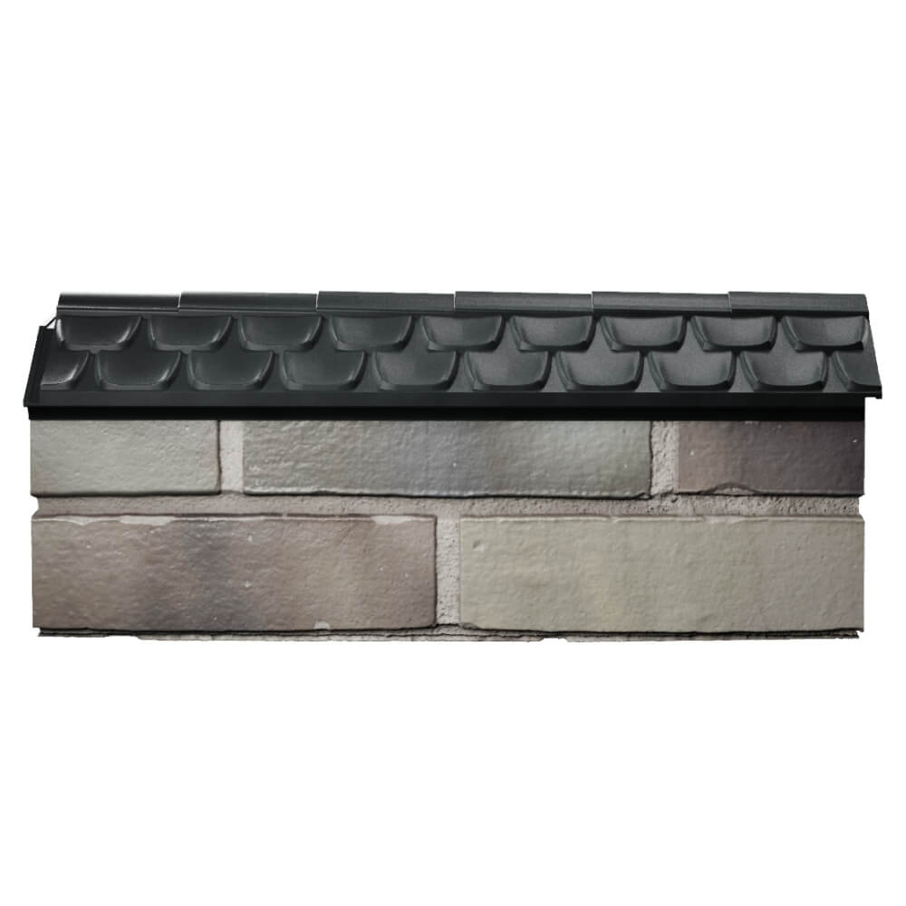Парапет Zking Эльбрус Черный с посадкой на 0.5 кирпича (130мм) в Гатчине фото