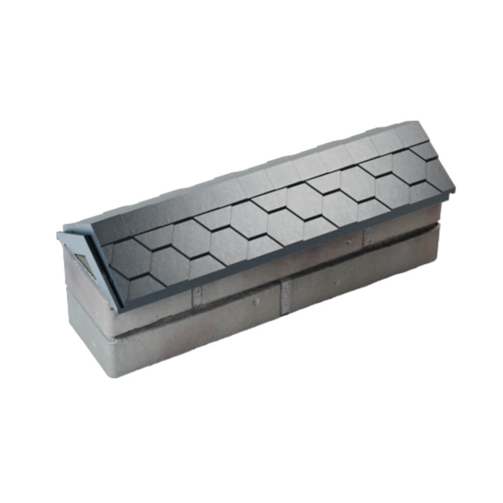 Парапет Zking Эверест Серый с посадкой на 0.5 кирпича (130мм) в Гатчине фото